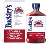 Buckley's Original Mixture Cough and Congestion Syrup 100ml front bottle view.