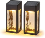 Classy Caps Lancaster solar deck and wall light front view outdoor lighting fixture