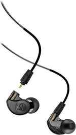 MEE audio M6 PRO 2nd Gen front view of black in-ear monitors