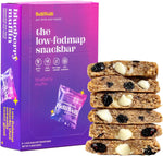 BelliWelli Blueberry Muffin Soft Baked Probiotic Snack Bar 8 Pack front packaging overview.