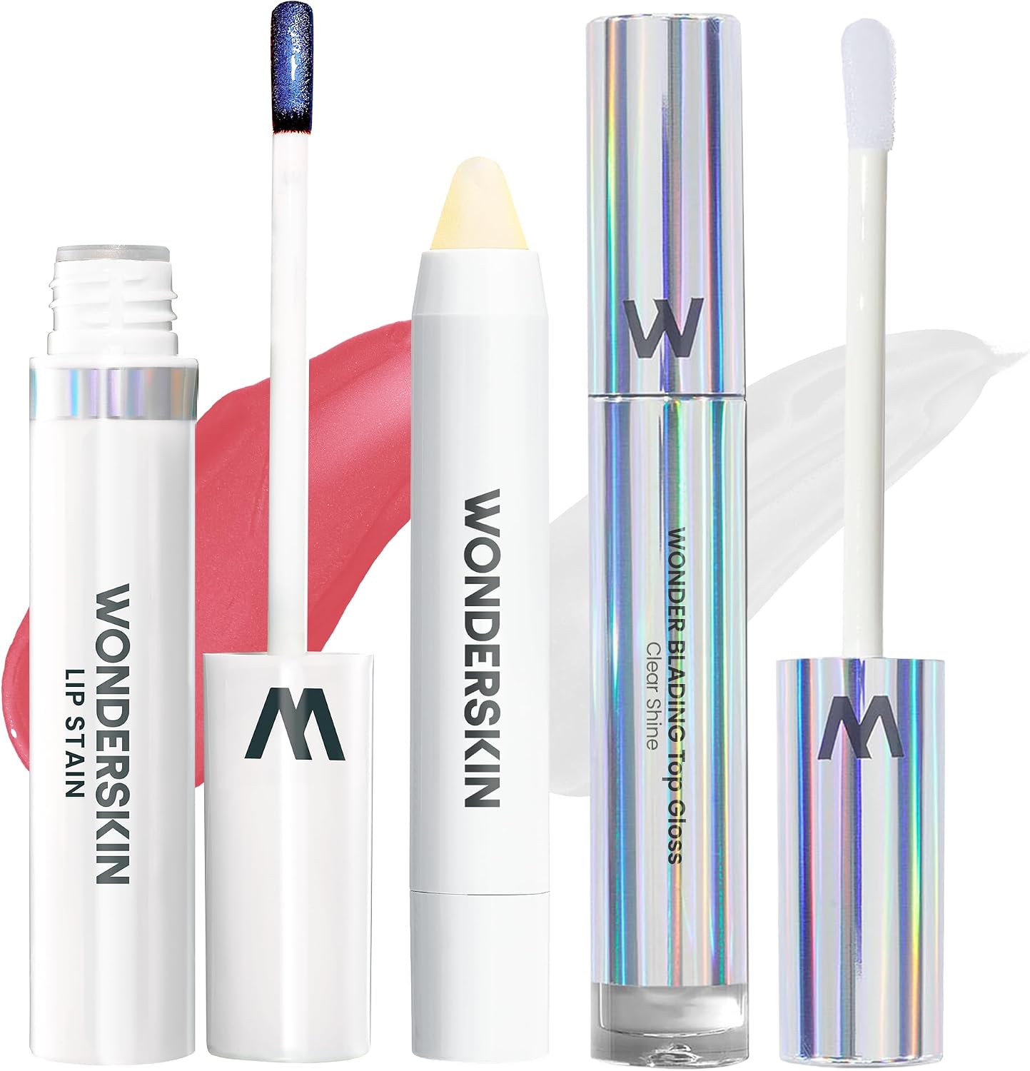 Wonderskin Lip Stain Kit Romance front view showing packaging for long lasting lip makeup