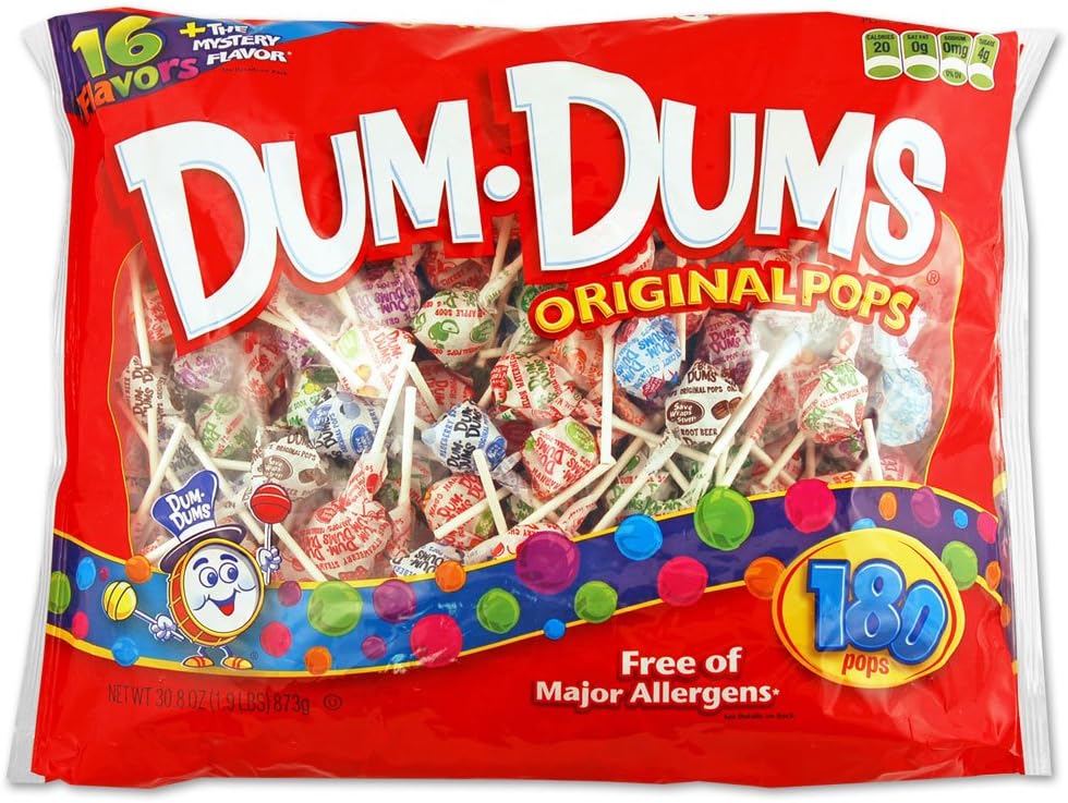 Dum Dums Original Mix 400 ct. Bag - All-Time Classic Flavors, Assorted Suckers in Bulk Candy Bag - Individually Wrapped Lollipops for Any Occasion - Image 11