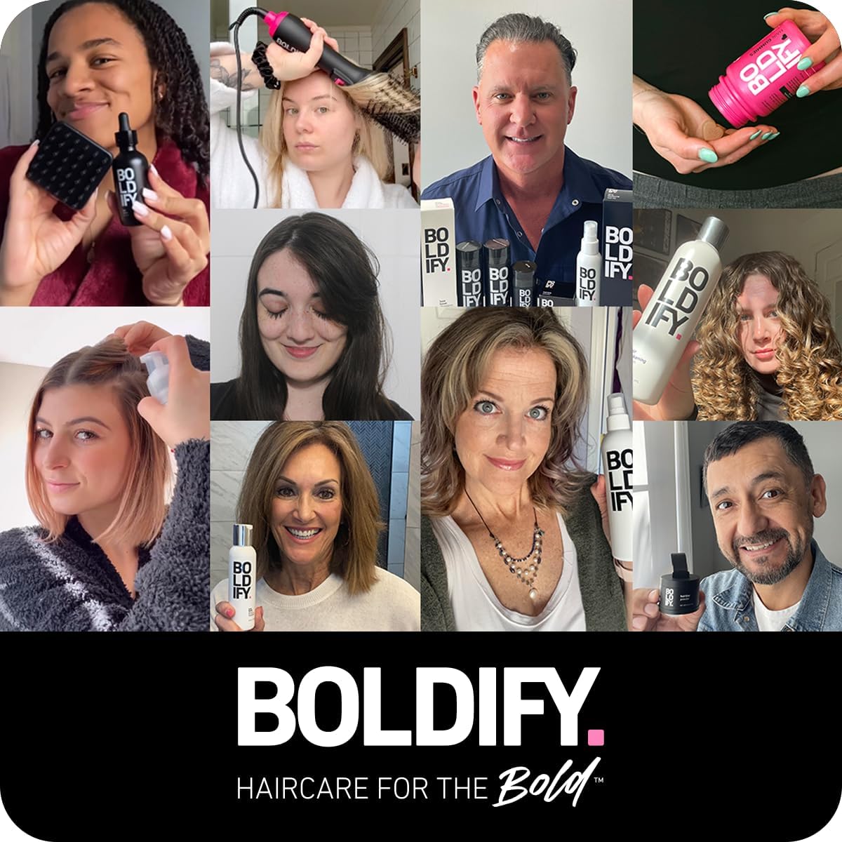 Boldify Hair Thickening & Volumizing Texture Spray for Fine Hair | Volume Booster, Stylist-Recommended Texture Spray, for Thinning Hair - Image 9