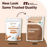 Micro Ingredients organic cinnamon sticks individual pieces layout