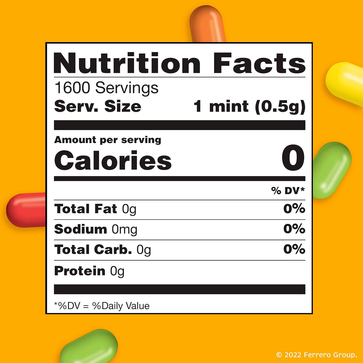 Tic Tac fruit flavored pocket mints bulk packaging display