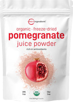 Micro Ingredients Organic Pomegranate Juice Powder front view container