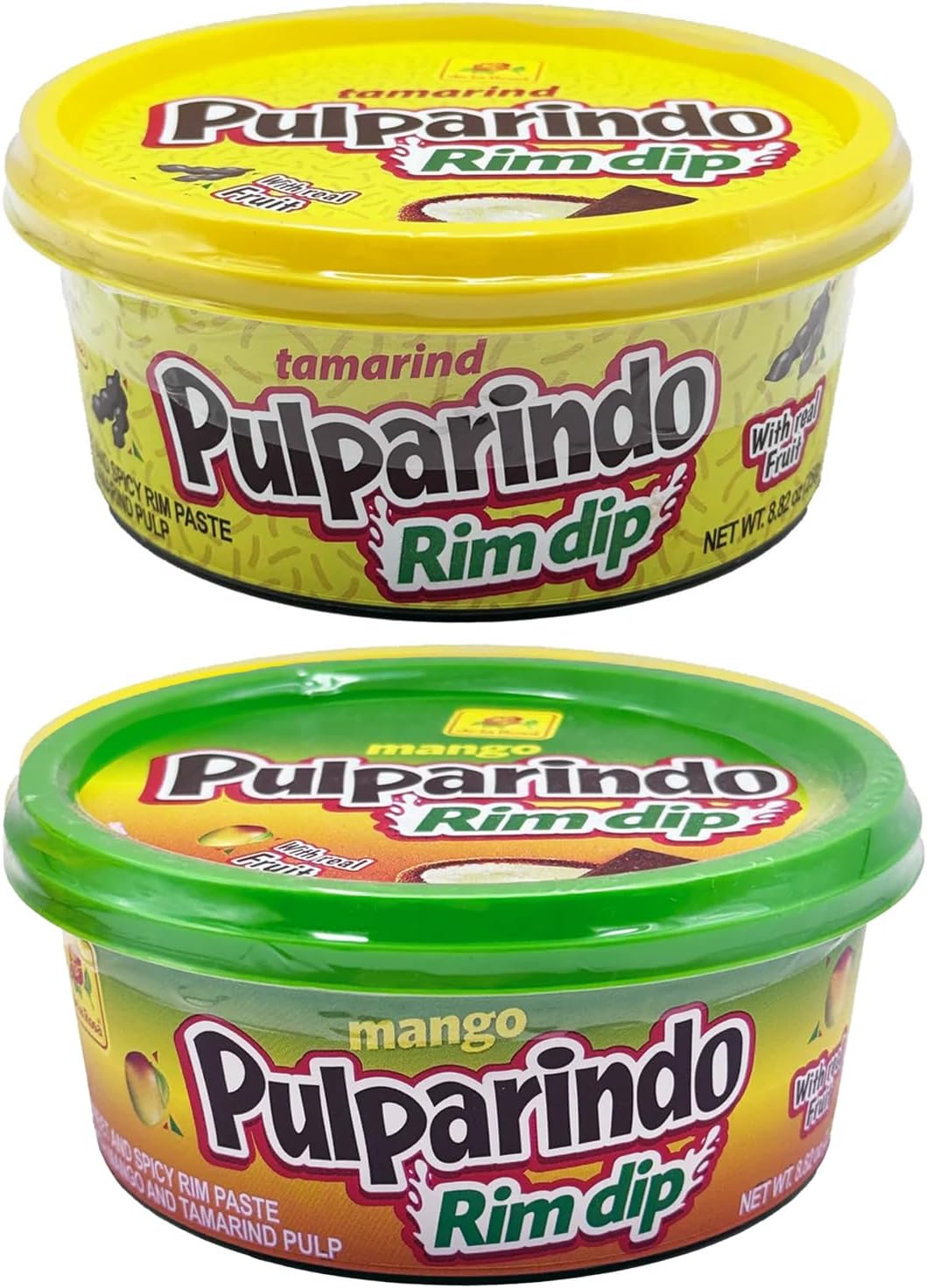 Close up texture of Mexican tamarind rim dip