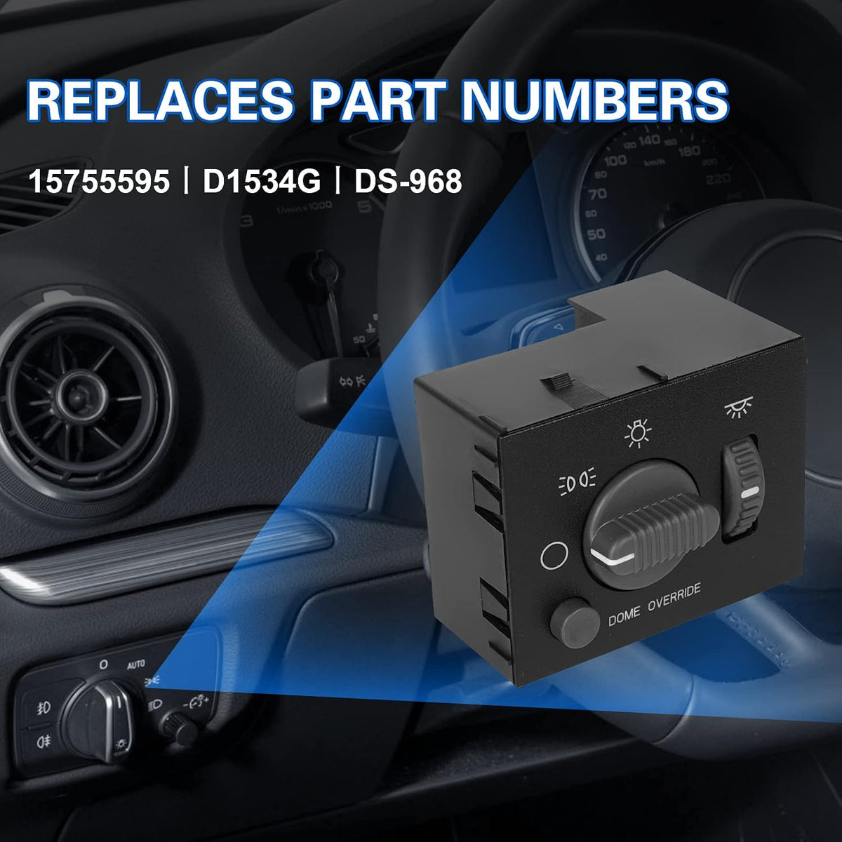 LCWRGS dashboard control switch rear terminal connection layout
