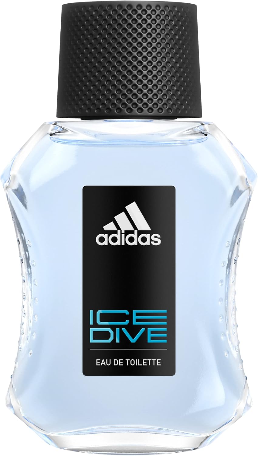 Adidas Ice Dive 3.4 fluid ounces bottle lifestyle view
