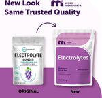 Micro Ingredients hydration drink mix nutritional label