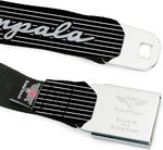 Buckle-Down Standard Seatbelt Belt Impala XL, Multicolor, 1.5" Wide-Fits Pant Size 32-52 | 1962 Impala Script Emblem Stripe Black White Silver Durable Metal Push Button Release Adjustable Fashion - Image 9