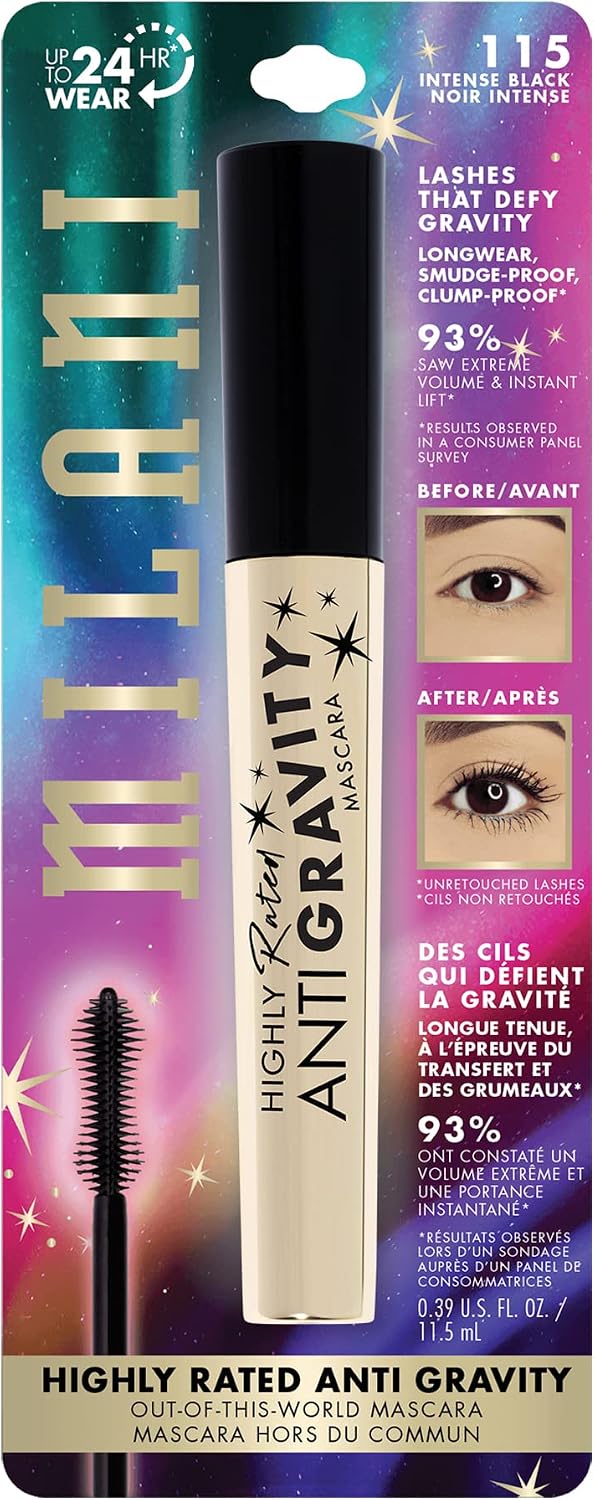 Milani eyeshadow primer and mascara set in original retail packaging