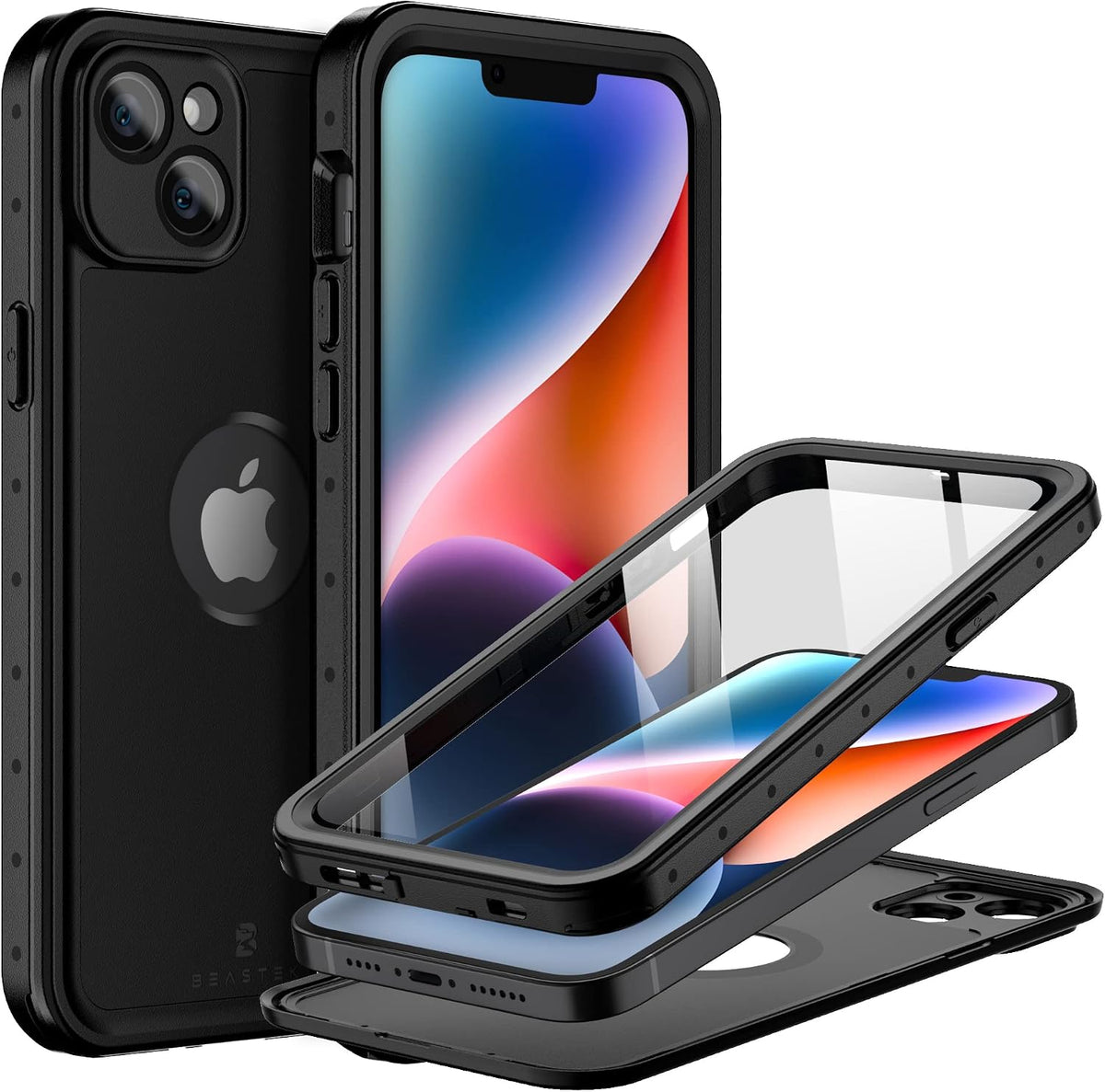 BEASTEK Waterproof Case for iPhone 14 Pro, Shockproof Dustproof IP68 Underwater, NRE Series with Built-in Screen Protector Full Body Anti-Scratch Cover for iPhone 14 Pro (6.1") (Clear) - Image 10