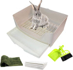 PINVNBY pet potty trainer with artificial grass accessory