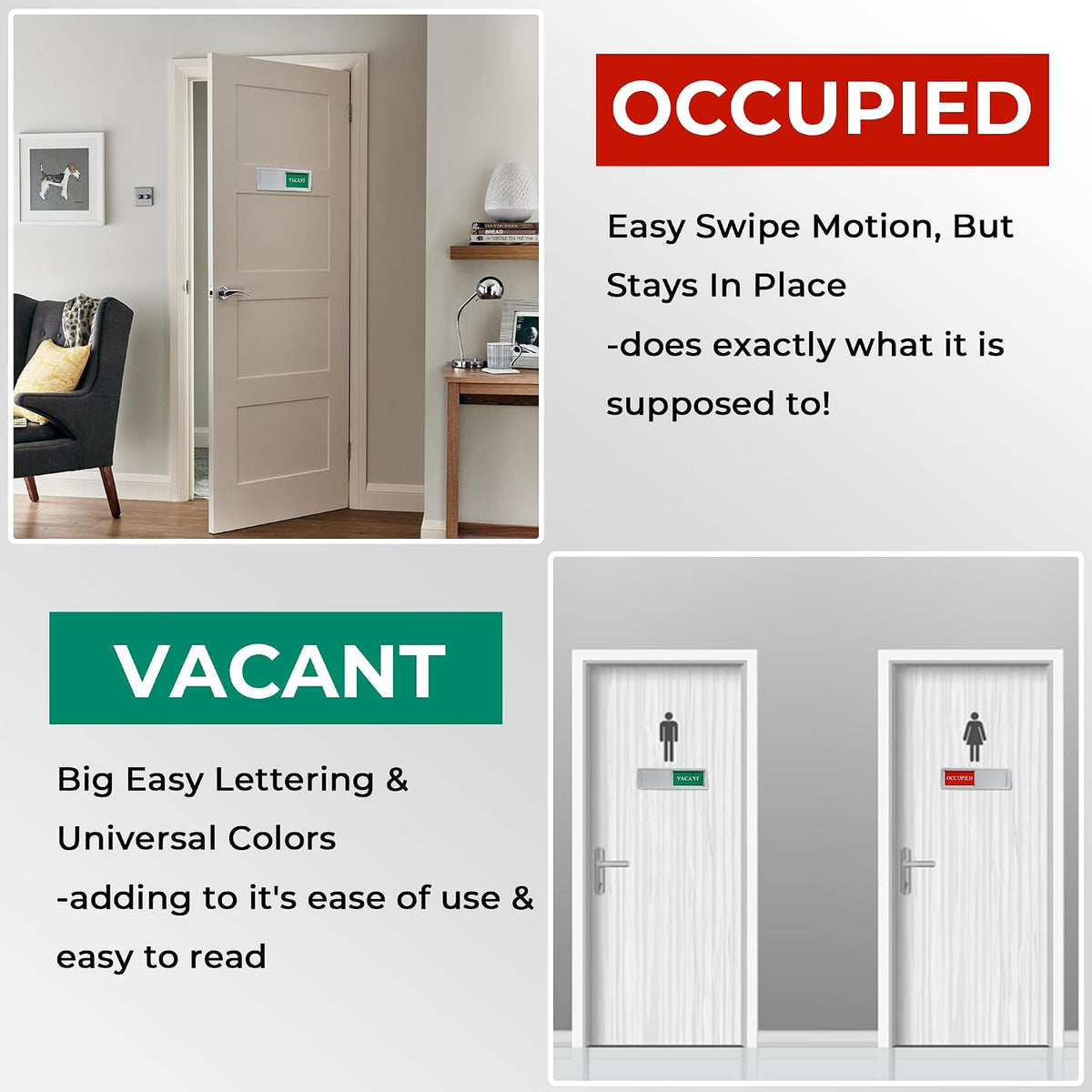 Allinko privacy indicator mounted on an office meeting room door