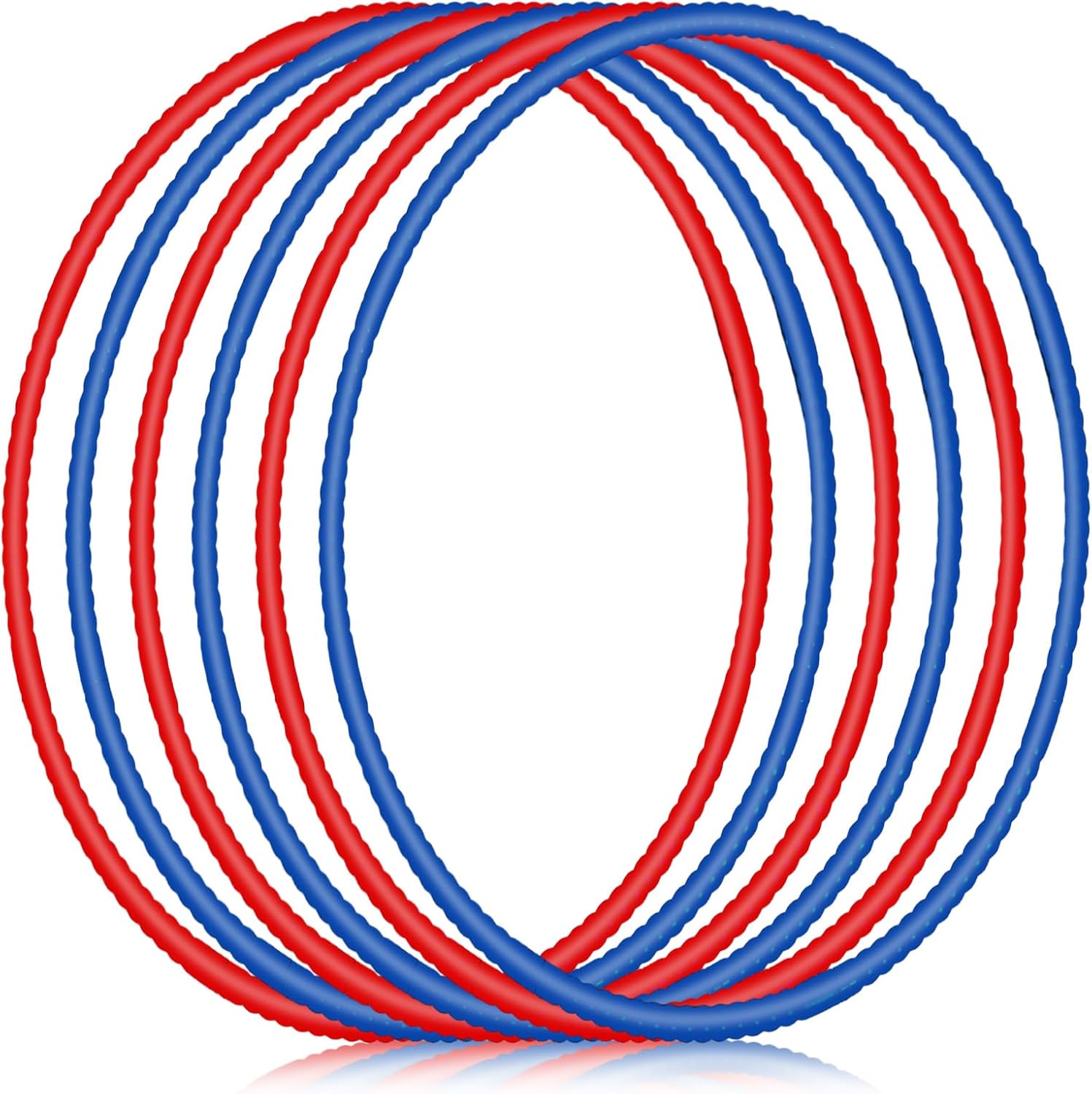 Halloscume 6 Pcs Detachable Exercise Hoop set front view