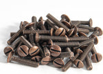3/8" Long 6-32 Thread, Oval Head Milled Slot Replacement Wall Plate Screws, 50 Pack, White - Image 9