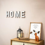 Collective Home mirrored letter C paired with custom decorative letters