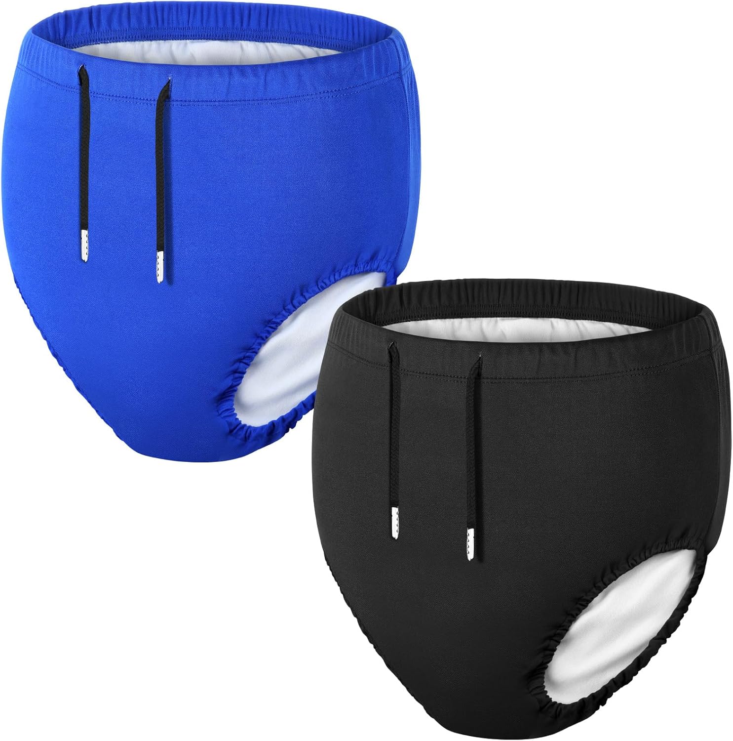 Glitopper 2 Pcs Youth Special Needs Reusable Swim Diaper front view