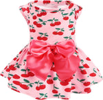 PUPTECK Classic Plaid Dog Dress Cute Puppy Clothes Outfit Small - Image 15