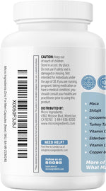 Micro Ingredients Zinc for Men lifestyle wellness imagery