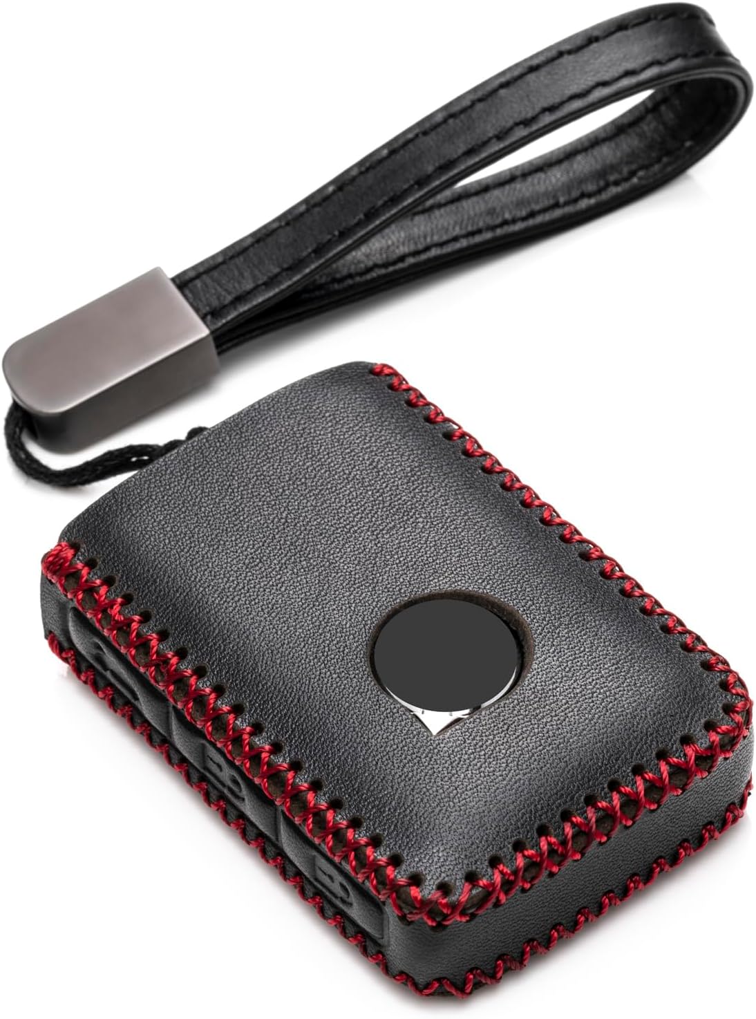 Vitodeco leather key shell stitching detail