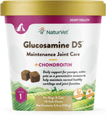 NaturVet - Glucosamine DS Plus - Level 2 Moderate Care - Supports Healthy Hip & Joint Function - Enhanced with Glucosamine, MSM & Chondroitin - for Dogs & Cats-120 Soft Chews - Image 9