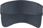 SPORT-TEK sports visor side profile showing mesh fabric texture