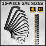 ELEAD 31-piece tool set display of long and short keys