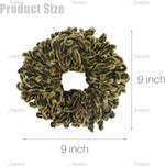AUEAR hijab volumizer headwear tie ring laid flat showing 9-inch size