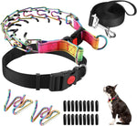Prong Training Collar with Comfort Tips and Quick Release Snap Buckle - Dog Choke Pinch Collar with Nylon Cover - Image 13