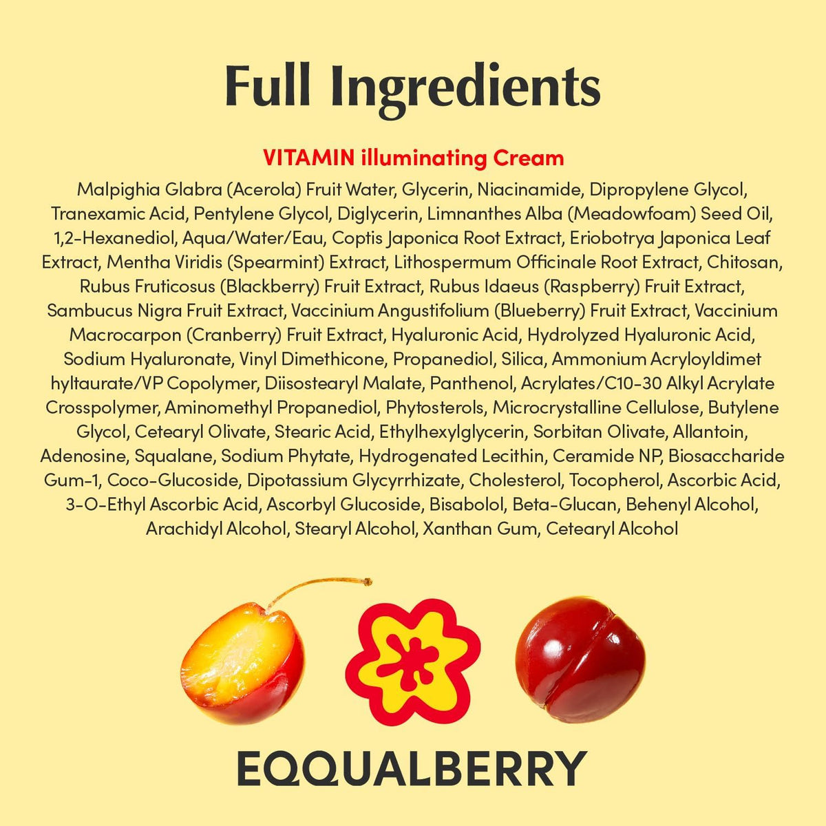 EQQUALBERRY Vitamin Illuminating Cream Double Pack | Vitamin C & 5% Niacinamide+3% TXA | Dark Spot Ceramide Barrier Face Moisturizer | Glowy, Light Hydration | Korean Skincare, 1.69 fl.oz (Pack of 2) - Image 9