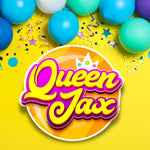QUEEN JAX Fruit Chews side angle of 1 pound bag package