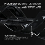 L'Oreal Paris Voluminous Panorama Mascara black shade swatch