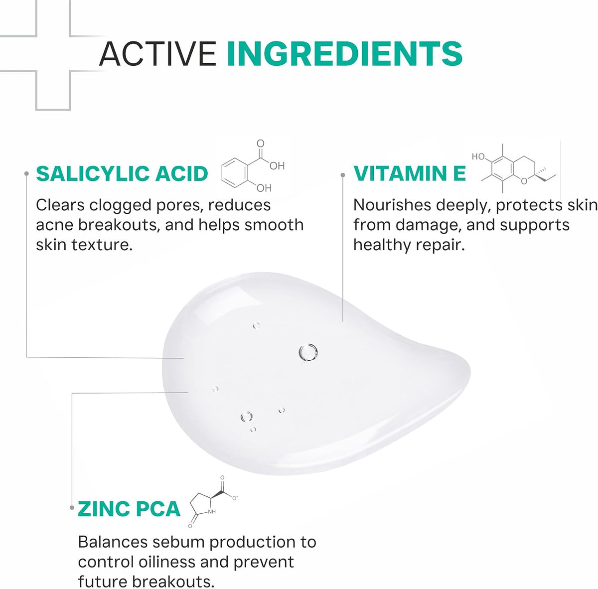 Dermatouch Salicylic Acid 2% Face Wash texture and gel consistency
