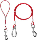 Mi Metty durable puppy training lead with detachable handle layout demonstrating dual walking and tethering options.