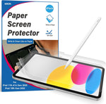 XIRON 2 PACK Paper Screen Protector for iPad 10th Generation 2022(10.9 Inch), Matte PET Film for iPad 10.9-inch (10th generation), Write and Draw Like on Paper, Anti-Glare Screen Protector - Image 1