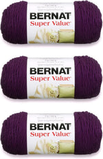 Bernat Super Value Sky Yarn - 3 Pack of 198g/7oz - Acrylic - 4 Medium (Worsted) - 426 Yards - Knitting/Crochet - Image 11