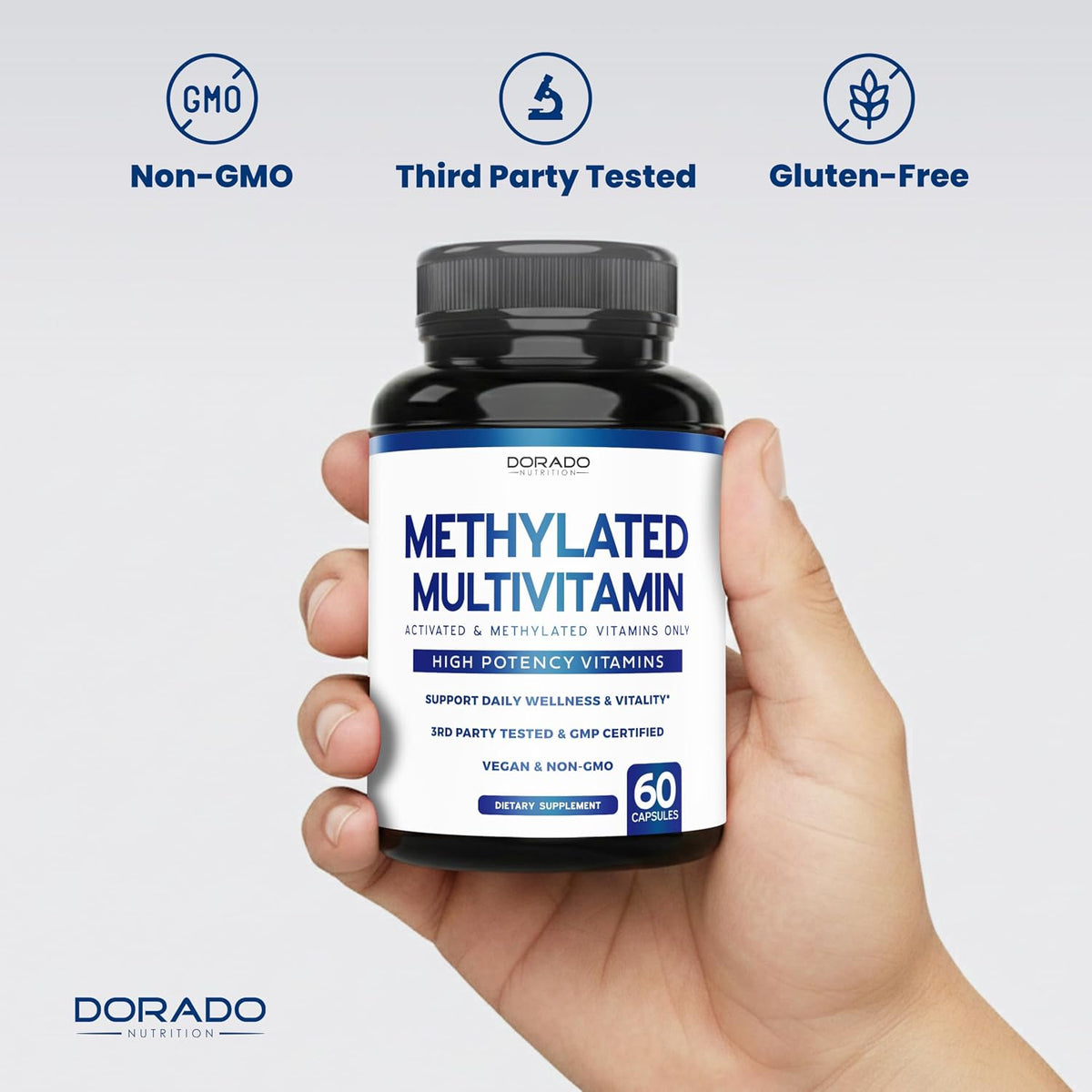 Dorado Nutrition USA imported health supplement bottle
