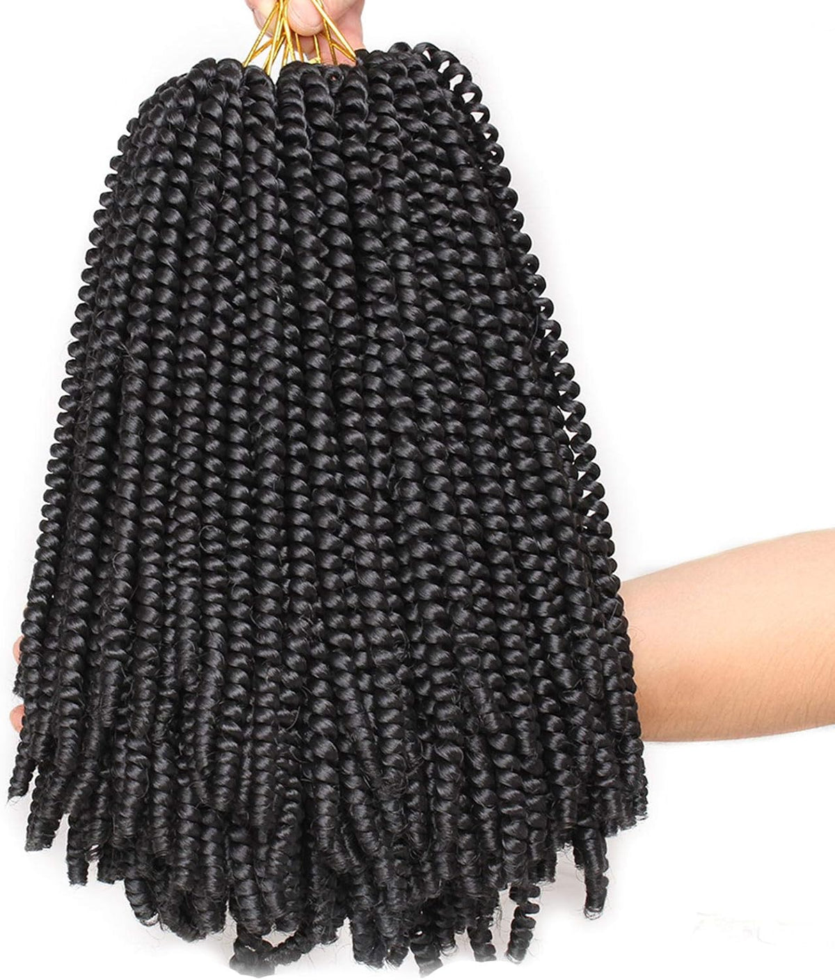 Shade 1B natural black color comparison for Xtrend hair