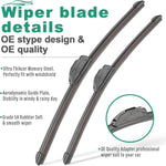 Close up of high grade rubber wiping strip