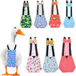 QBLEEV duck diapers front view camouflage pattern poultry nappy for pet birds