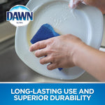 Dawn kitchen dish sponges highlighting ergonomic wave shape and grip