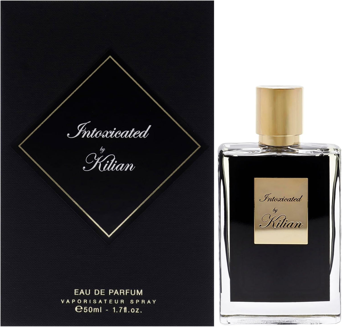 Kilian Intoxicated Eau de Parfum front view bottle and packaging