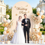 PATYDEST chiara arch wall backdrop fabric stretched on frame