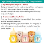 Puppy Bottles for NursingKitten Bottles for NursingPet Feeding Bottle(Yellow- 20ml) - Image 4