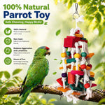 Durable bird chewing accessories designed for parakeets and cockatiels