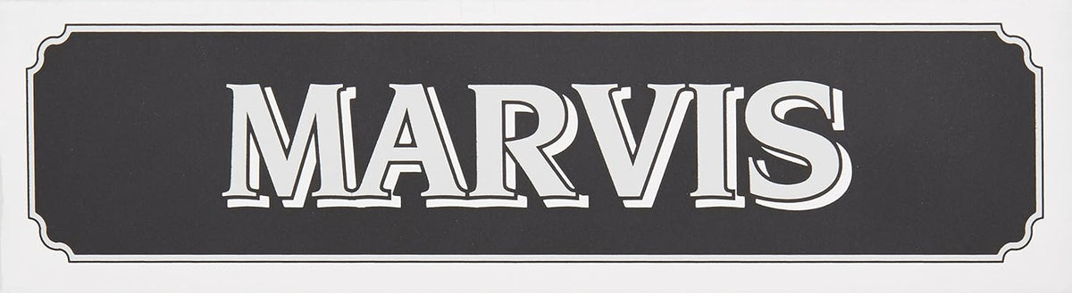 Marvis Amarelli Licorice One Point Three Ounce luxury toothpaste for fresh breath and cavity protection.