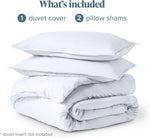 Bare Home Duvet Cover Set 1800 Ultra-Soft (Queen, White) | Lightweight, Cooling, Breathable, Premium 1800 Ultra-Soft, All-Season - Image 9