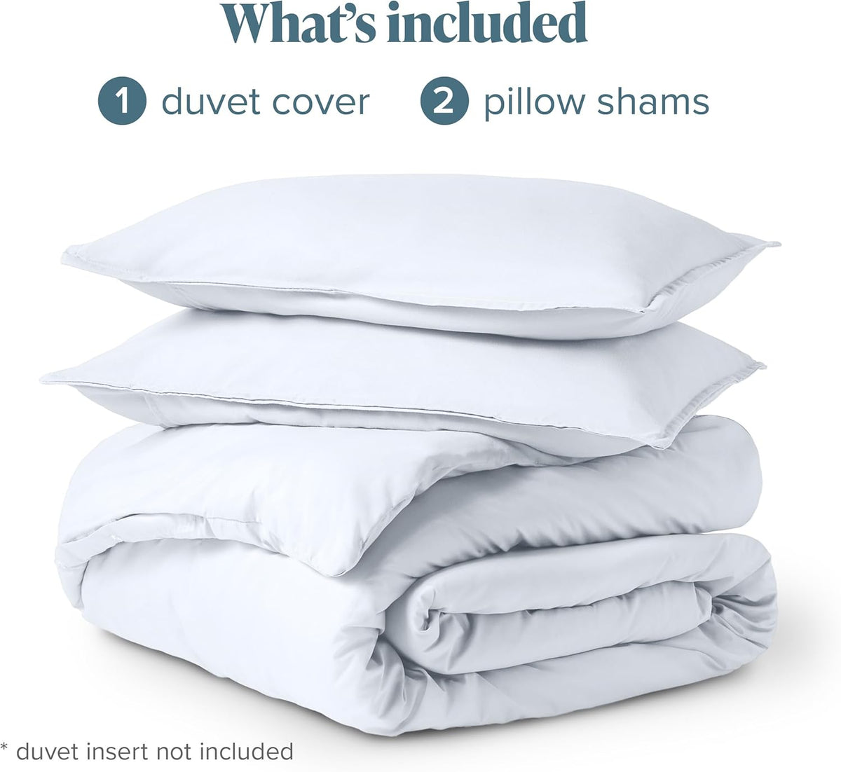 Bare Home Duvet Cover Set 1800 Ultra-Soft (Queen, White) | Lightweight, Cooling, Breathable, Premium 1800 Ultra-Soft, All-Season - Image 9